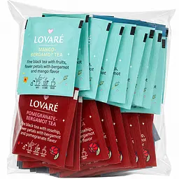 Чай чорний асорті Lovare Bergamot Assorted 100 г (50 шт. х 2 г) - мініатюра 2
