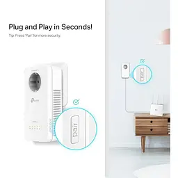 Комплект адаптерiв TP-Link Powerline TL-WPA8631PKIT AV1300, AC1200, (TL-WPA8631P 1шт, TL-PA8010P 1шт) - мініатюра 8