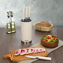 Набір ножів Zilan ZLN1610 beige - мініатюра 3