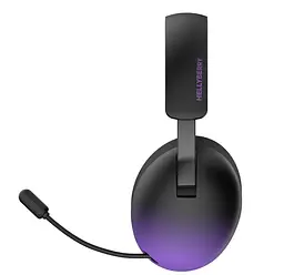 Ігрові навушники бездротові з мікрофоном HATOR HH-30-BV PRO Hellyberry Wireless Black-Violet gradient - мініатюра 4