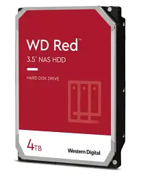 Жорсткий диск 3.5" 4Tb Western Digital Red, SATA3, 256 Мб, 5400 об/хв (WD40EFAX) (12 місяців гарантії)