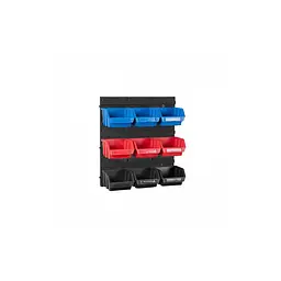 Органайзер настінний з лотками Qbrick SYSTEM 9 шт 345x385x90 мм 5901238212379