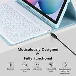 Чохол для клавіатури для Samsung Galaxy Tab S6 Lite 10.4" 2020 (Модель: SM-P610 / SM-P615) - мініатюра 2