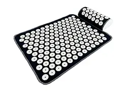 Масажний килимок EasyFit (компактний аплікатор-накидка Кузнєцова) з подушкою (EF-2709-1)