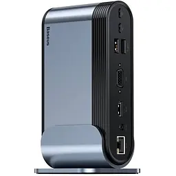 Адаптер Baseus Working Station Three-Screen Multifunctional Type-C Hub Adapter CAHub-DG0G
