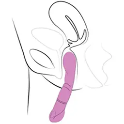Вібратор Adrien Lastic Nyx 2.0 стимуляція точки G і входу в піхву перезаряджається - мініатюра 4