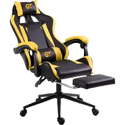 Геймерське крісло GT Racer чорне з жовтим (X-2323 Black/Yellow) - мініатюра 5