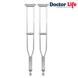 Милиці Doctor Life пахвові алюмінієві пара H = 94-114 см. (10021/С/Е -490) 16_490 - мініатюра 2