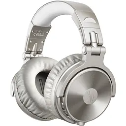 Навушники бездротові OneOdio Studio Pro C, Bluetooth+3,5мм, Сріблястий