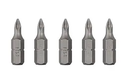 Біта викруткова Intertool насадка хрестоподібна PH1 x 25 мм Storm в упаковці 5 шт. - мініатюра 3