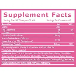 Дієтична добавка L-карнітин + Екстракт зеленої кави і Хром Haya Labs Advanced Liquid L-Carnitine апельсин 500 мл - мініатюра 3