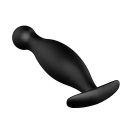 Анальна пробка Pretty Love Silicone Butt Plug Black Baile BI-040036N 88475 - мініатюра 3