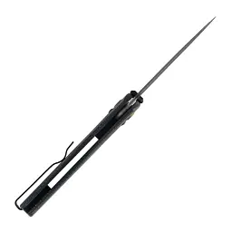 Ніж складаний туристичний SRM Medal 255L-MB3 82 мм 140Cr Micarta чорний - мініатюра 6