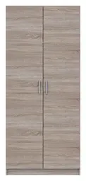 Шафа для одягу Doros Promo з полицями Дуб Сонома 2 ДСП 90х48х204 (42005098) - мініатюра 7