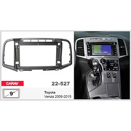 Перехідна рамка Toyota Venza Carav 22-527 - мініатюра 6