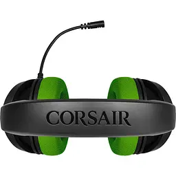 Ігрові навушники Corsair HS35 Green зі знімним мікрофоном - мініатюра 5