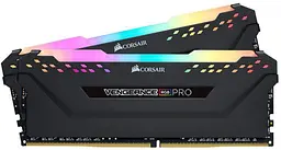 Оперативна пам'ять Corsair 16GB (2x8GB) DDR4 3200MHz Vengeance RGB Pro Black (CMW16GX4M2C3200C16) Б/В