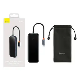 Адаптер мультипортовий - хаб Baseus AcmeJoy 8-Port Type-C Hub Adapter (WKJZ010613) - мініатюра 4
