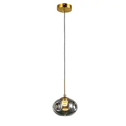 Світильник підвісний LED Levistella 800P3308S-1led (150*120) SM, 3W, чорний, метал + скло, регульоване світло, для вітальні - мініатюра 2