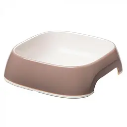 Миска Ferplast Glam Medium для собак і котів, 20×18,5×6 см, з нековзною основою, сіро-бежевий - мініатюра 6