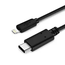 Кабель USB3.1Type-C M-LightningM,1.8 м,MFi PD 20W,обплетення, чорний Choetech
