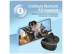 Навушники TWS ColorWay Slim TWS-5 Black (CW-TWS5BK) - мініатюра 4