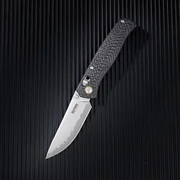 Ніж складаний туристичний SRM Medal 255L-CB2 (8.2 см) 140Cr / карбон чорний - мініатюра 6