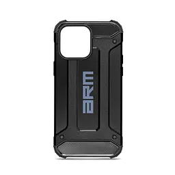 Чехол для Apple iPhone 14 Pro Max, Panzer, черный, противоударный, бронированный, милитари, панель-накладка, защита всего корпуса, защита дисплея и камеры, термополиуретан (TPU) + поликарбонат (PC), ArmorStandart (ARM70800)