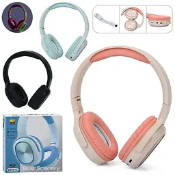 Навушники BS961C бездротові акум BТ TFслот MP3 FM USB мікс кольорів кор 17,5-20-4,5 см. в асортименті