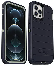 Чохол протиударний з кліпсою OtterBox Defender Pro 77-66214 для iPhone 12/12 Pro (6.1") Blue - мініатюра 2