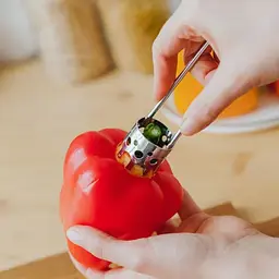 Ніж для чищення видалення серцевини болгарського перцю 16 см, Kitchen Master 85280 - мініатюра 2