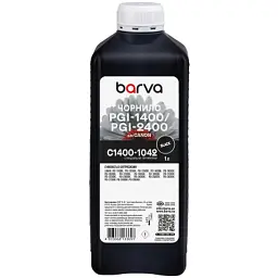 Чорнило Barva Canon PGI-1400/PGI-2400 1 л, special pigment, black (C1400-1042)