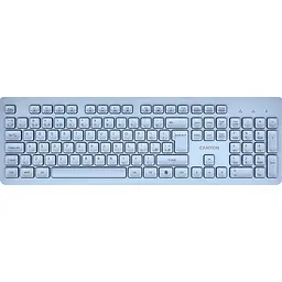 Клавіатура Canyon HKB-W01 UK/US AAA Wireless Blue (CNS-HKBW01BL)