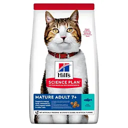 Сухий корм Hill's SP Mature Adult 7+ для зрілих котів від 7 років з тунцем 1.5 кг