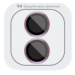 Захисне скло Metal Classic на камеру (у упак.) для Apple iPhone 16 (6.1) / 16 Plus (6.7) Рожевий / Pink