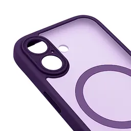 Чехол для Apple iPhone 17, Lush MagCase, фиолетовый, противоударная панель-накладка из TPU и PC, полупрозрачный чехол с MagSafe (с магнитом), с защитой камеры, поддержка беспроводной зарядки, защита всего корпуса, ArmorStandart (ARM87482) - мініатюра 4