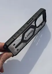 Оригінальний протиударний чохол UAG Pathfinder MagSafe для iPhone 15 Pro Clear Ice (114281114343) - мініатюра 6