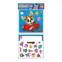 Набір для творчості 4 в 1 Веселі звірятка Vladi Toys VT4210-16 (4820234765225) shop (4820234765225)