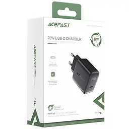 МЗП Acefast A1 PD20W (1USB-C) Black - мініатюра 4
