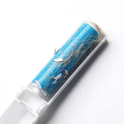 Багаторазовий липкий ролик для чищення одягу Semi Mini складаний Blue - мініатюра 2
