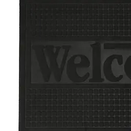 Килимок придверний Eco Fabric Welcome без кромки чорний 60 х 90 см (6090-010) - мініатюра 8