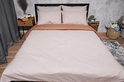 Комплект постільної білизни Moon&Star Бязь Gold Люкс Brown Blanc сімейний 143х210х2 наволочки 2х50х70 - мініатюра 3