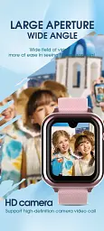 Дитячий смарт-годинник Wonlex KT38 годинник-телефон з відеодзвінком GPS WI-FI і SIM-картою Black (19133) - мініатюра 3