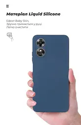 Чехол ArmorStandart ICON для OPPO A17 4G Camera cover Dark Blue (ARM64849) - мініатюра 7