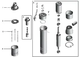 Насос свердловинний шнековий  VOLKS pumpe  2QGD 1-48-0,25кВт 2 дюйми! + кабель 15м - мініатюра 4