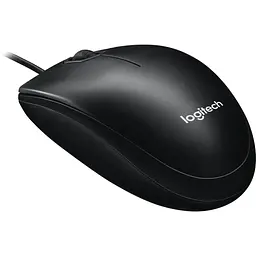 Миша Logitech M100 Full-Size Corded Mouse USB black (910-006652) - мініатюра 2