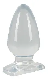 Анальна пробка Crystal Clear Big Plug 13 см (прозорий) - мініатюра 6