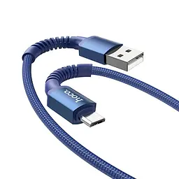 Кабель Hoco Micro USB Especial charging data cable for X71 1 м 2.4A - мініатюра 3