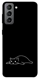 TPU чохол Demsky Lazy cat для Samsung Galaxy S21 FE