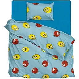 Комплект дитячої постільної білизни OldBro M&M, односпальне 105x140 см, бязь Arabeska